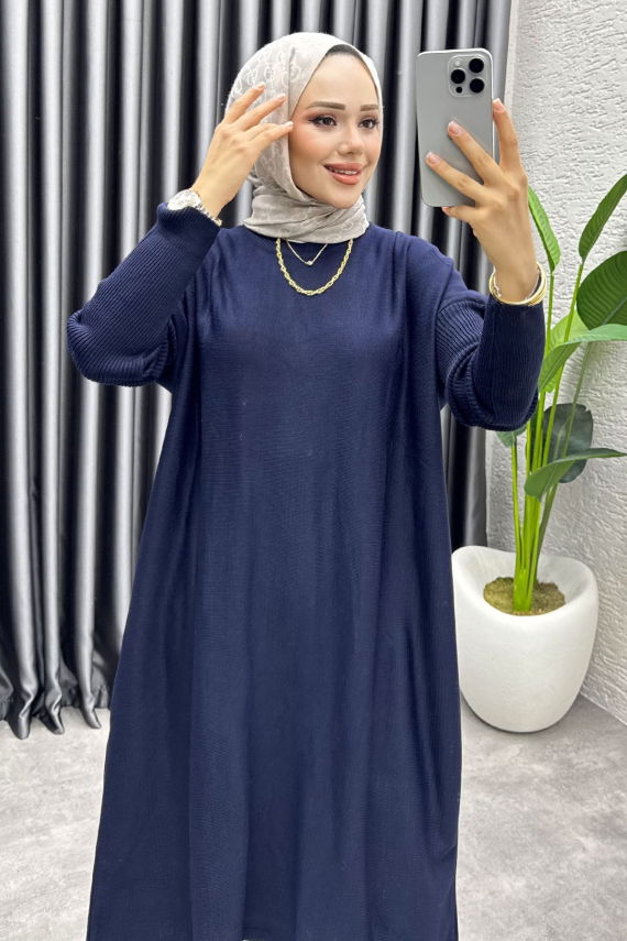  Basic Salaş Triko Tunik 2096 Laci - UZ (1)