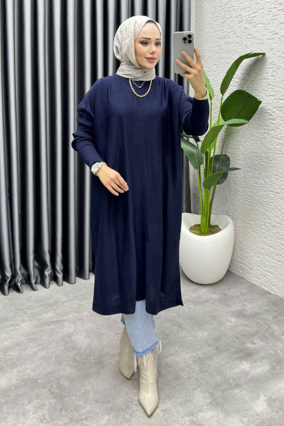 https://cdn.kalemenmoda.com/basic-salas-triko-tunik-2096-laci-tunik-tunik-1658-49-O.jpg - Basic Salaş Triko Tunik 2096 Laci - UZ