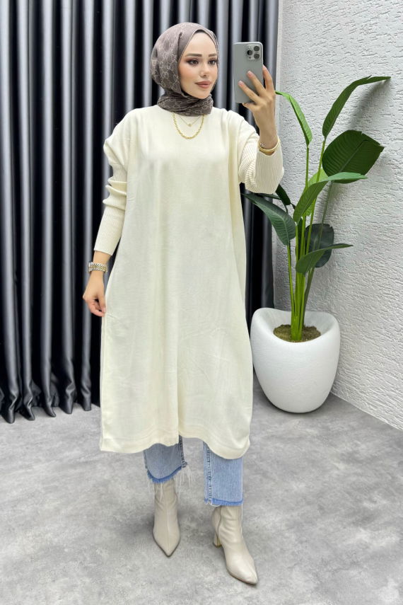 https://cdn.kalemenmoda.com/basic-salas-triko-tunik-2096-vizyon-tunik-tunik-1655-49-O.jpg - Basic Salaş Triko Tunik 2096 Vizyon - UZ