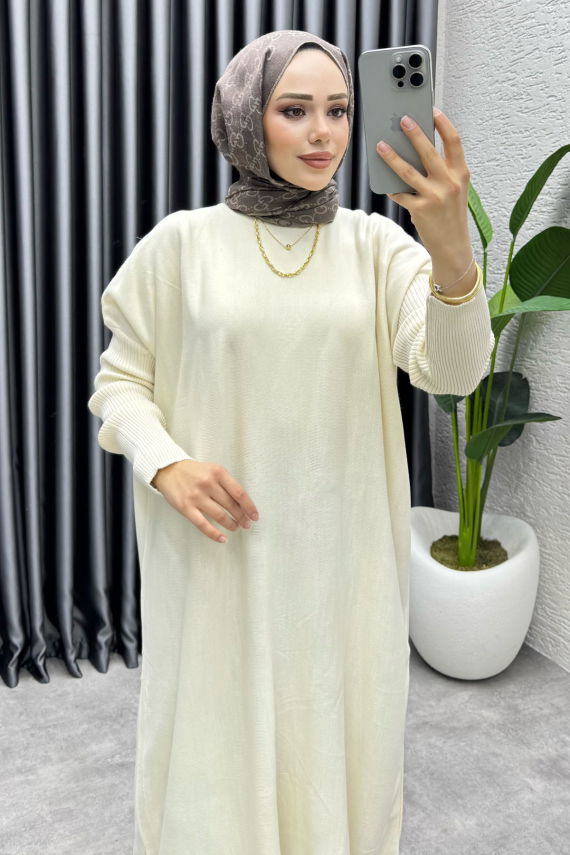  Basic Salaş Triko Tunik 2096 Vizyon - UZ (1)