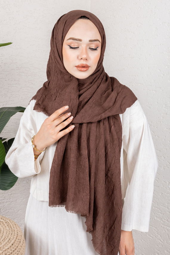 Diva Bambu Şal 7000 Kahverengi - TIN (1)