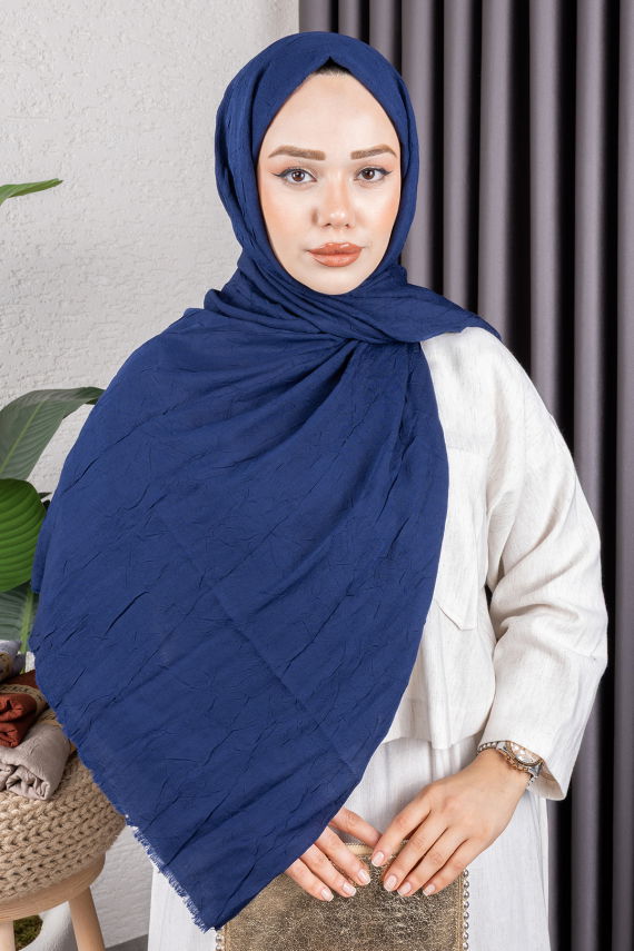 Diva Bambu Şal 7000 Lacivert - TIN (1)