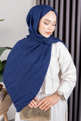 Diva Bambu Şal 7000 Lacivert - 1