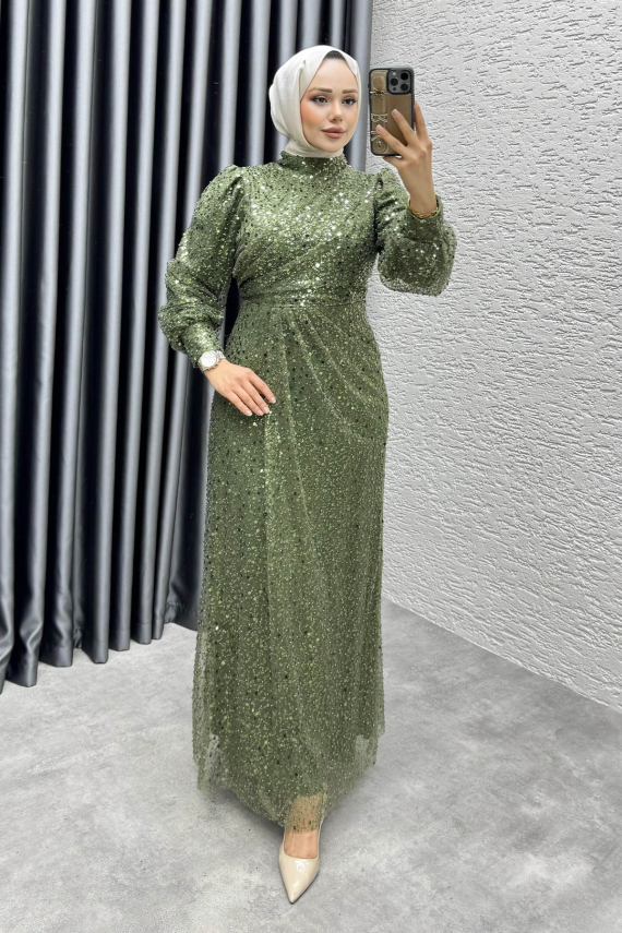 https://www.kalemenmoda.com/drape-islemeli-pullu-abiye-8012-haki-abiye-abiye-905-53-O.jpg --- Drape İşlemeli Pullu Abiye 8012 Haki - 2