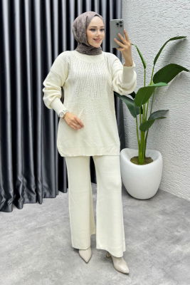 Elissa Taşlı Triko Takım 1109 Taş - 3