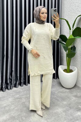 Eylül Taş Detaylı Triko Takım 1208 Taş - 3
