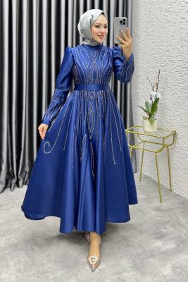 Gökçe Taş İşlemeli Abiye 6636 Laci - 1