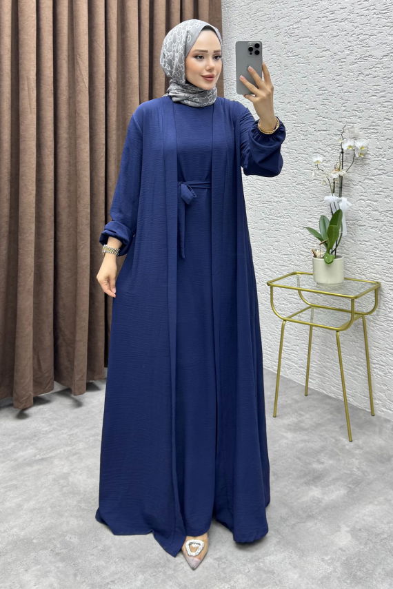 https://cdn.kalemenmoda.com/ikili-abaya-elbise-takim-24686-laci-kombin-kombin-1148-34-O.jpg - Betül İkili Abaya Elbise Takım 24686 Laci - VYS