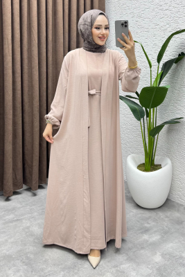 Betül İkili Abaya Elbise Takım 24686 Vizyon - 3