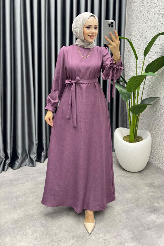 https://cdn.kalemenmoda.com/manseti-baglamali-sofia-keten-elbise-2010-koyu-lila-elbise-elbise-1439-43-O.jpg - Manşeti Bağlamalı Sofia Keten Elbise 2010 Koyu Lila - FON