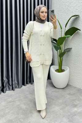 Nihal Simli Triko Takım 1321 Taş - 3