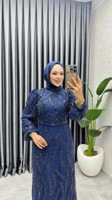 Nora Taşlı Kalem Abiye 8014 Laci - 3