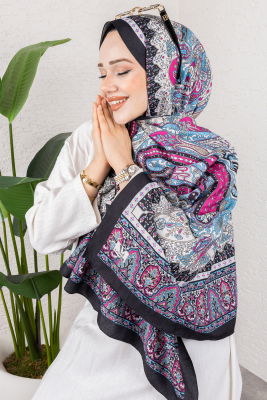 Nova Bambu Şal 7002 Fuşya - 4