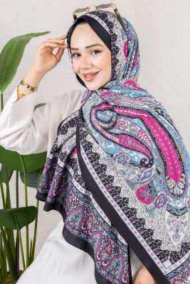 Nova Bambu Şal 7002 Fuşya - 3