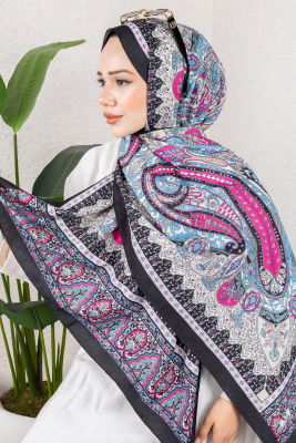 Nova Bambu Şal 7002 Fuşya - 1