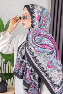 Nova Bambu Şal 7002 Fuşya - 2