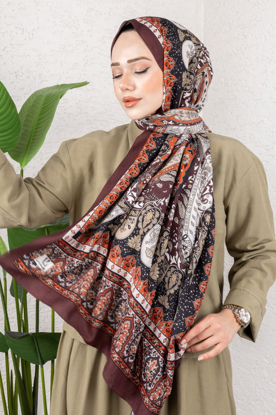 Nova Bambu Şal 7002 Kahverengi - TIN (1)