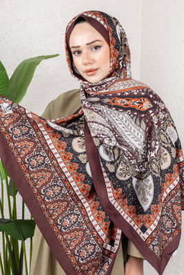 Nova Bambu Şal 7002 Kahverengi - 1