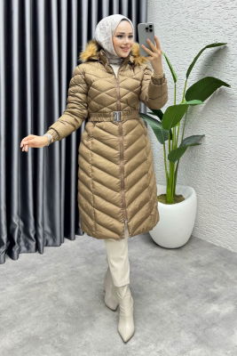 Royal Kapitone Şişme Mont 4033 Kahve - 1