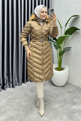 Royal Kapitone Şişme Mont 4033 Kahve - 3