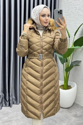 Royal Kapitone Şişme Mont 4033 Kahve - 2