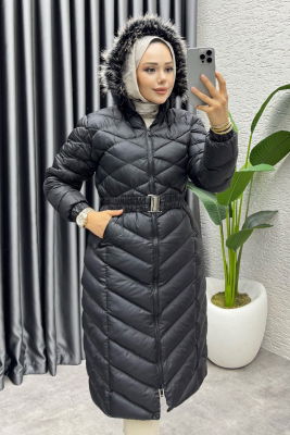 Royal Kapitone Şişme Mont 4033 Siyah - 2