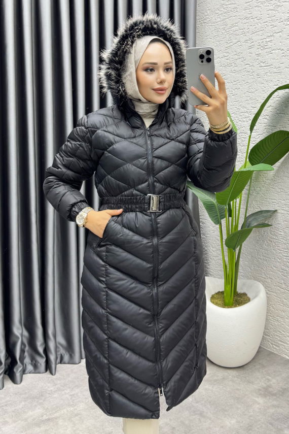 Royal Kapitone Şişme Mont 4033 Siyah - MD (1)