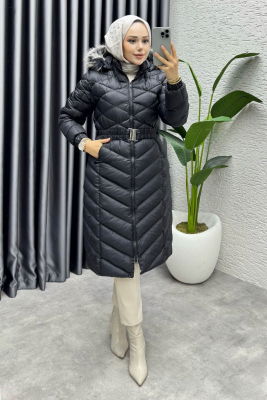 Royal Kapitone Şişme Mont 4033 Siyah - 3