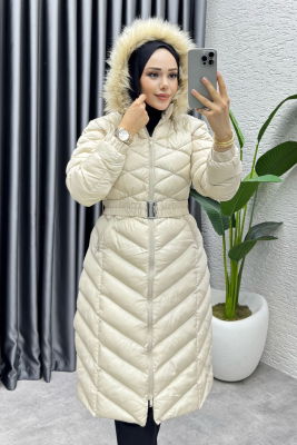 Royal Kapitone Şişme Mont 4033 Taş - 2