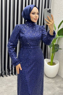  Sahra Otriş Detay Abiye 1004 Laci - 2