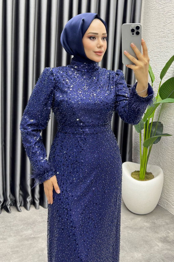  Sahra Otriş Detay Abiye 1004 Laci - YGS (1)