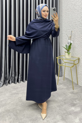 Nur Krep Elbise 3057 Laci - 3
