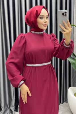 Seren Şifon Abiye 1005 Bordo - 2
