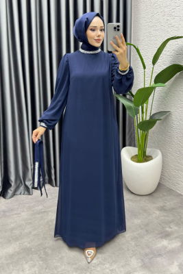 Seren Şifon Abiye 1005 Lacivert - 1