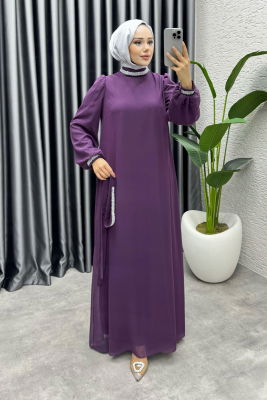 Seren Şifon Abiye 1005 Mor - 2