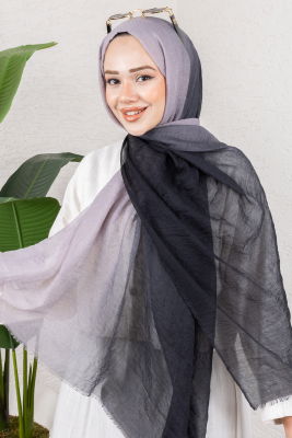 Sofia Degrade Şal 7003 Siyah - 2