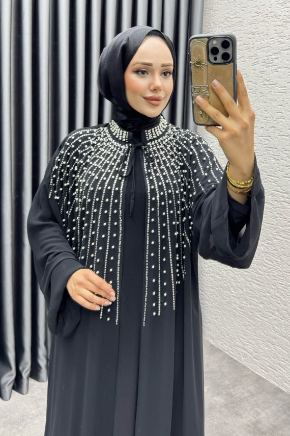 https://www.kalemenmoda.com/tas-detayli-pelerinli-elbise-6634-siyah-abiye-abiye-917-26-O.jpg --- Taş Detaylı Pelerinli Elbise 6634 Siyah - 4