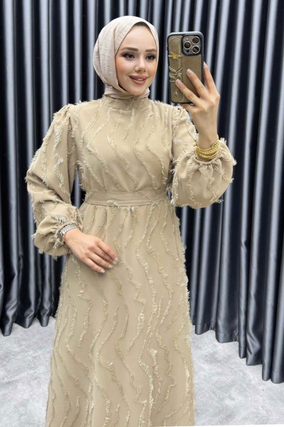 Eliza Püsküllü Elbise 6227 Vizyon - NWS (1)